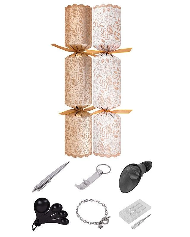 Deluxe Glitter Leaf Crackers - 13.5" (6pk)