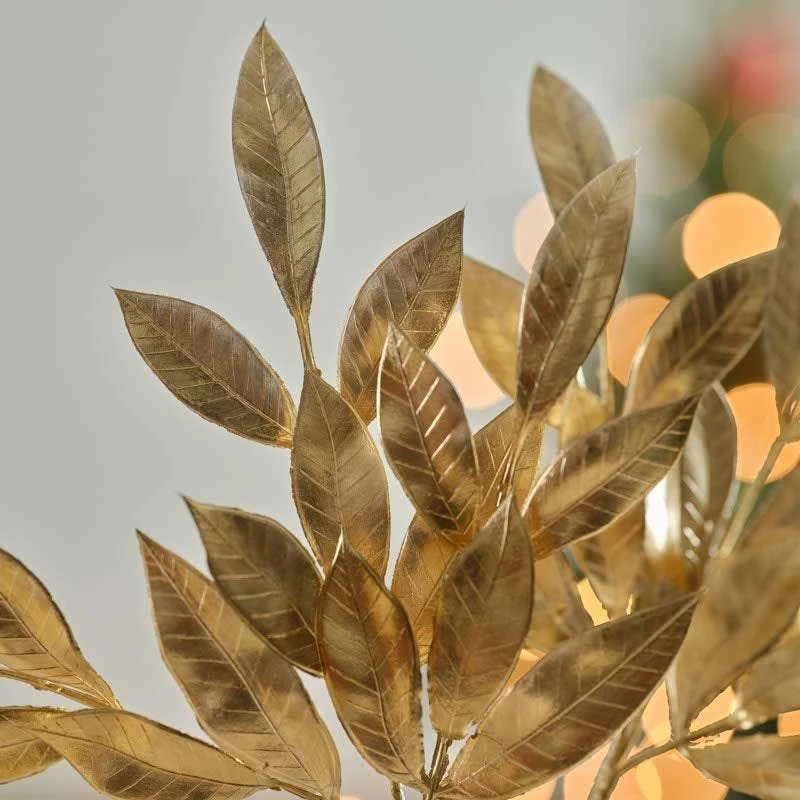 Gold Foliage Stems - 37cm (5pk) - Image 2