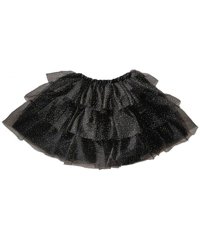 Sparkle Black & Gold Tiered Tutu 3-5 Years