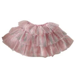 Blush & Silver Tiered Tutu- 3-5 Years