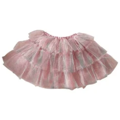Blush & Silver Tiered Tutu - 5-7 Years