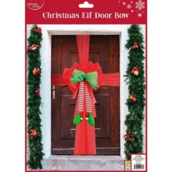Christmas Elf Door Bow