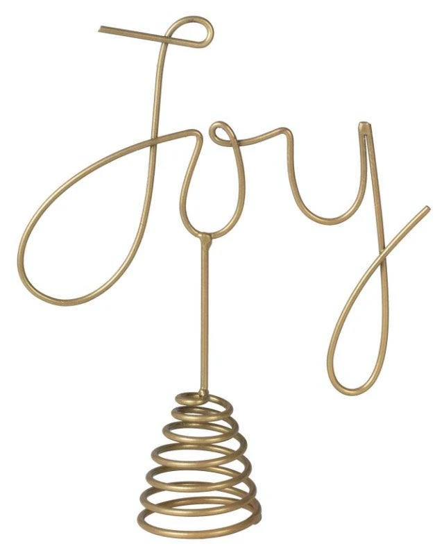 Metal Joy Tree Topper