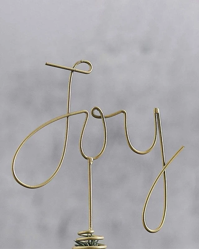 Metal Joy Tree Topper - Image 2