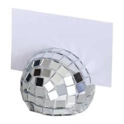 Silver Disco Ball Place Cards (4pk)
