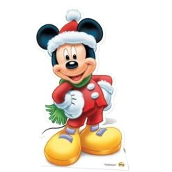 Mickey Mouse Christmas Cardboard Cutout - 91cm X 55cm