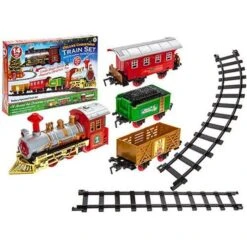 Xmas Train Set With Light And Sound