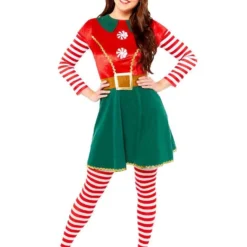 Elf Dress Deluxe - Adult Costume
