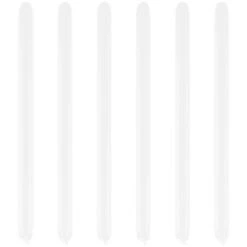 White Modelling Balloons - 360Q Latex (50pk)