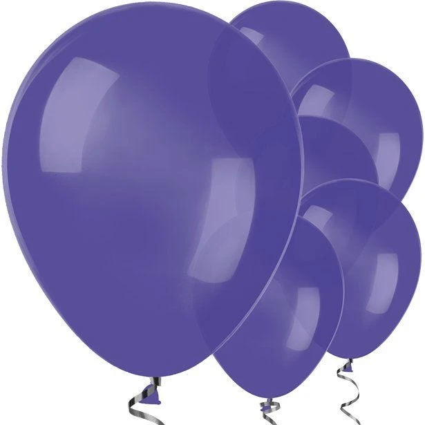 Violet Balloons - 12" Latex Balloons (50pk)
