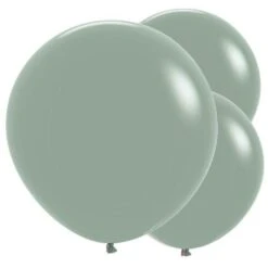 Pastel Dusk Laurel Green Balloons - 24" Latex (3pk)