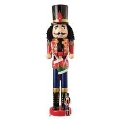 Christmas Nutcracker Doll Cardboard Cutout - 194cm X 50cm