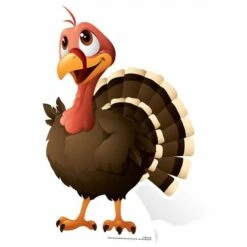 Turkey Cardboard Cutout - 88cm X 60cm
