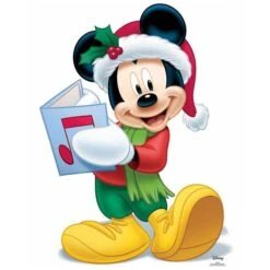 Mickey Mouse Christmas Carol Cardboard Cutout - 93cm X 68cm