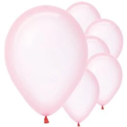 Pastel Pink Crystal Balloons - 12" Latex (50pk)