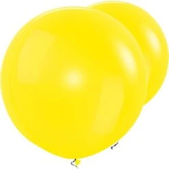 Yellow Giant Balloons - 36" Latex (2pk)