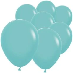 Fashion Aquamarine Sempertex Latex Balloons - 5" (100pk)