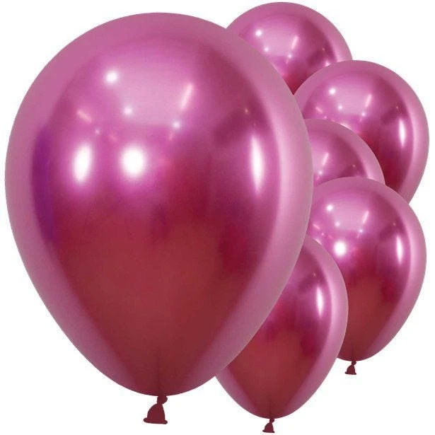Reflex Fuchsia Sempertex Latex Balloons - 12" (50pk)