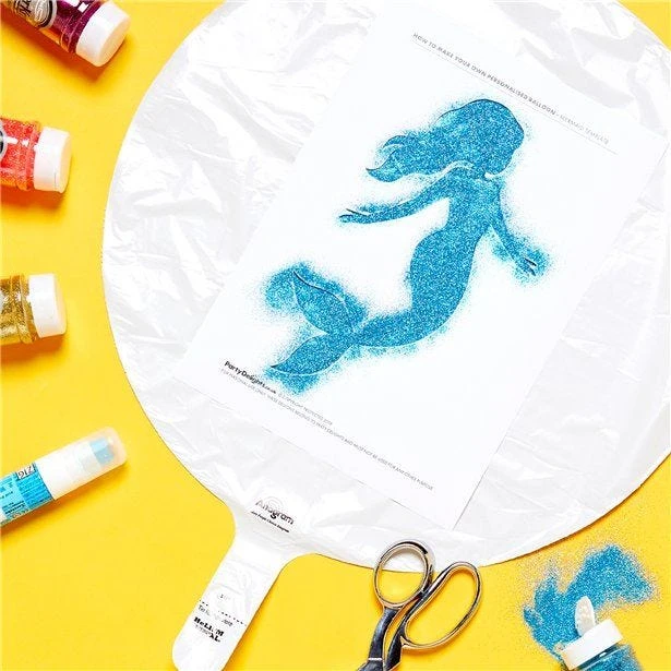 Silver Balloon Glitter - 100g - Image 2