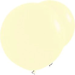 Pastel Matte Yellow Balloons - 36" Latex (2pk)