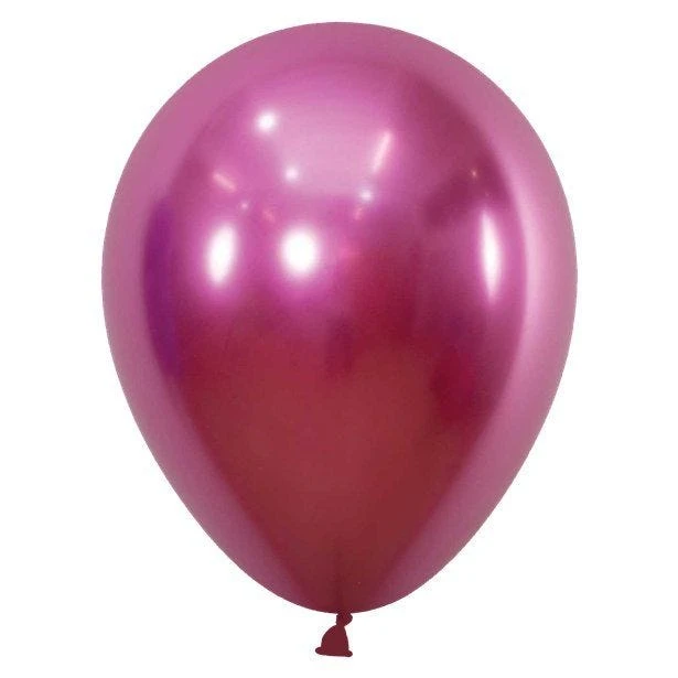 Reflex Fuchsia Sempertex Latex Balloons - 12" (50pk) - Image 2