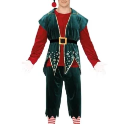Deluxe Festive Elf - Adult Costume