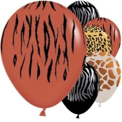 Animal Print Assorted Sempertex Latex Balloons - 5" (50pk)