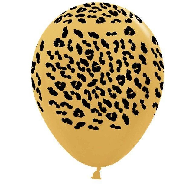 Animal Print Assorted Sempertex Latex Balloons - 5" (50pk) - Image 5