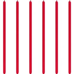 Red Modelling Balloons - 260 Latex (100pk)