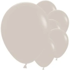 Fashion White Sand Sempertex Latex Balloons - 18" (25pk)