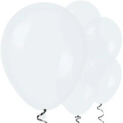 White Balloons - 12" Latex Balloons (50pk)