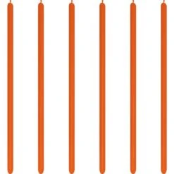 Orange Modelling Balloons - 260 Latex (100pk)