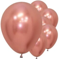 Reflex Rose Gold Balloons - 18" Latex (15pk)