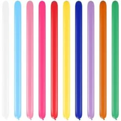 Assorted Modelling Balloons 360Q Latex (50pk)