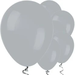 Grey Balloons - 12" Latex Balloons (50pk)
