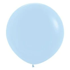 Pastel Matte Blue Balloons - 24" Latex (3pk)