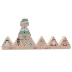 Wooden Advent Mood Calendar - 29.5cm