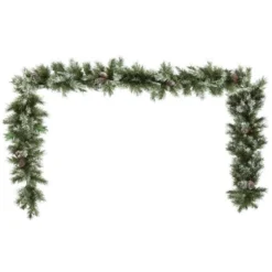 Snowy Pine Foliage Garland - 2m
