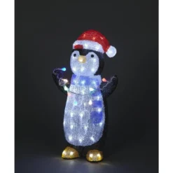 Acrylic Penguin LED Decoration - 51cm